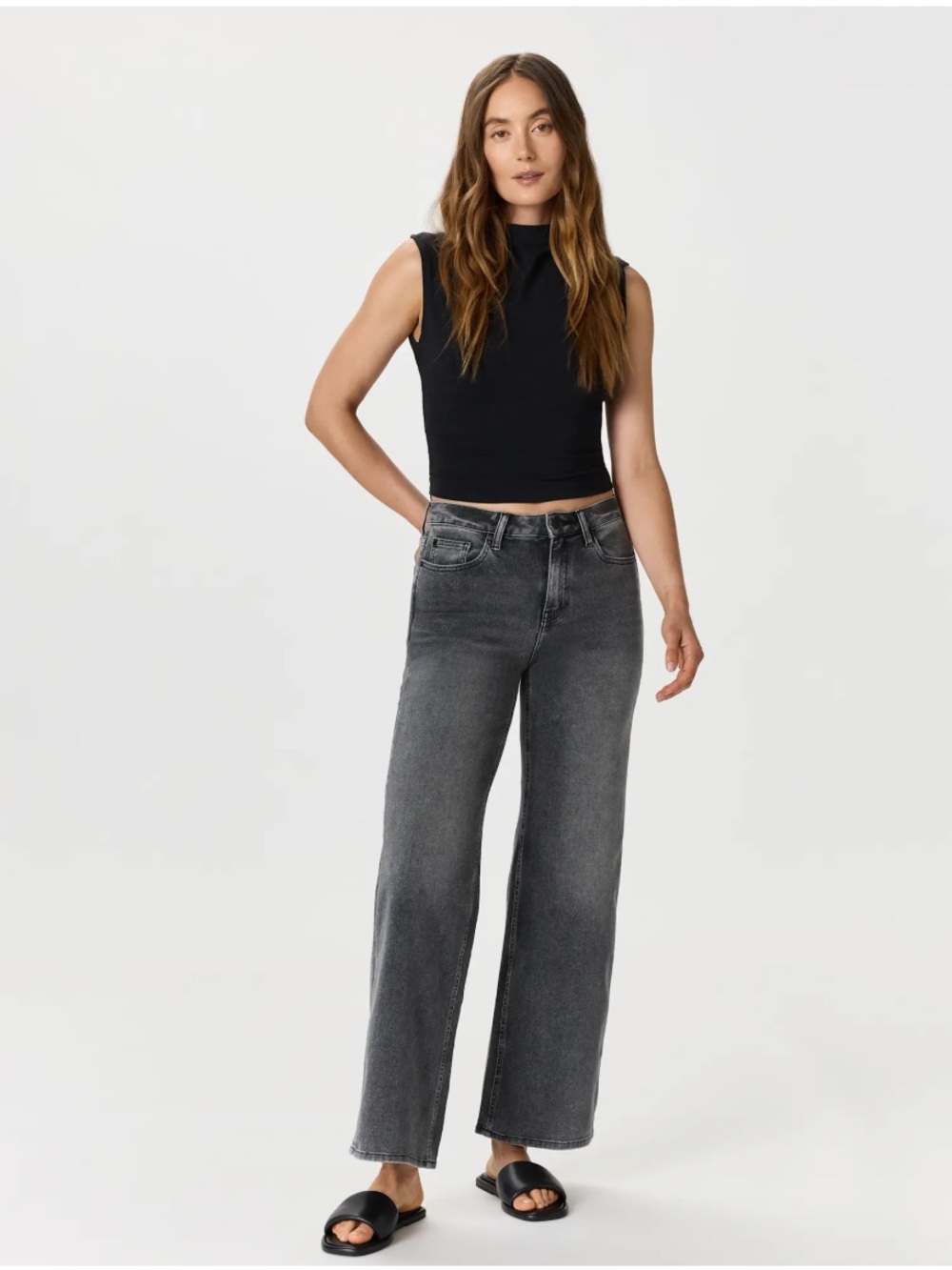 Quince Bella Stretch Wide Leg Jeans